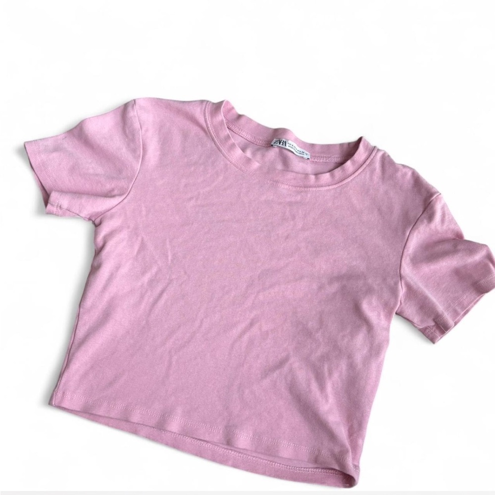Zara Light Pink Short Sleeve Tee